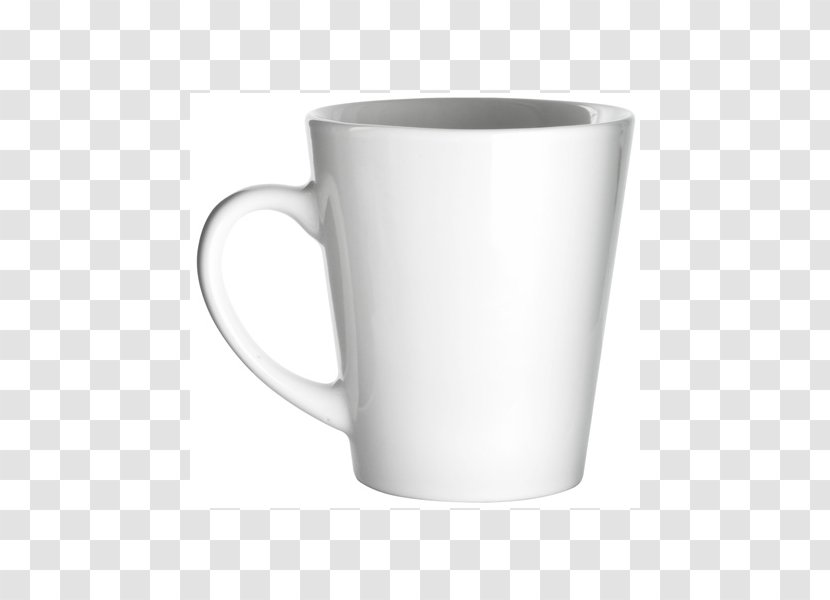 Coffee Cup Mug White Ceramic Teacup - Serveware Transparent PNG
