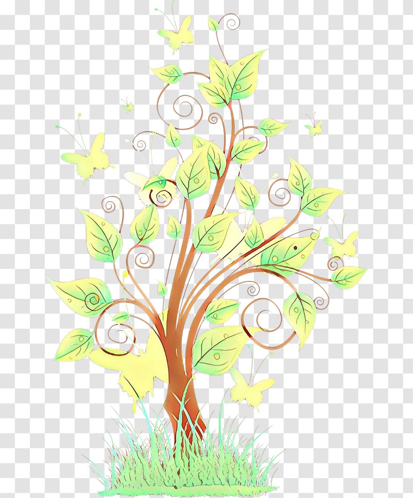 Floral Design - Branch - Twig Pedicel Transparent PNG