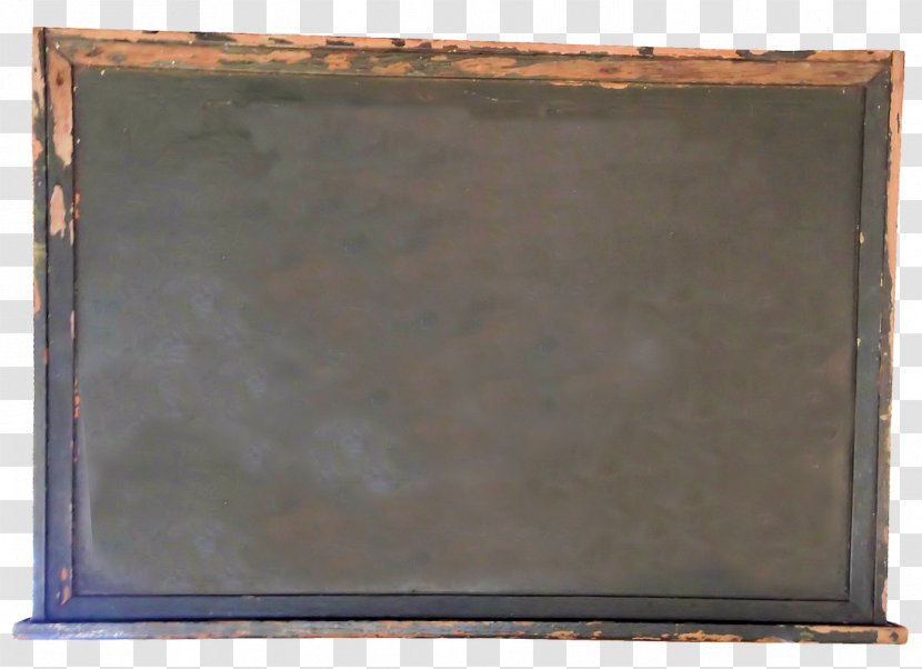 Wood Stain Rectangle Brown - Chalkboard Transparent PNG