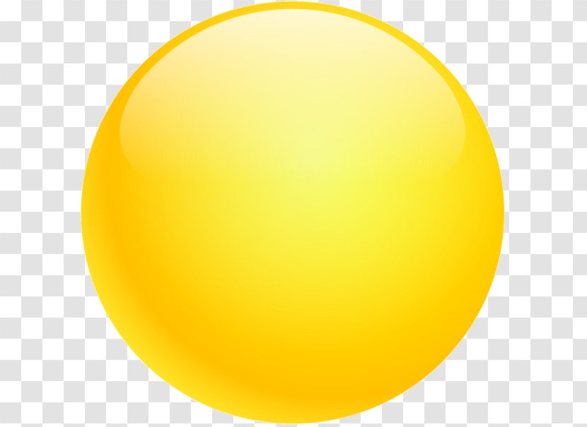 Product Design Sphere - Yellow - Ball Transparent PNG