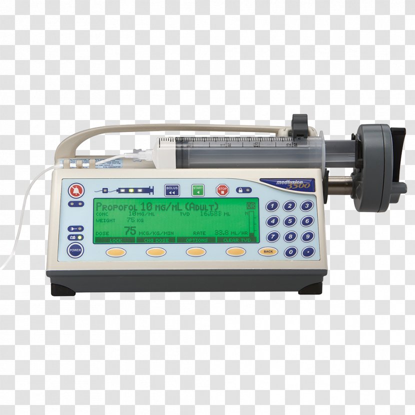 Infusion Pump Syringe Driver Patient-controlled Analgesia Medical Equipment - Pharmaceutical Drug Transparent PNG