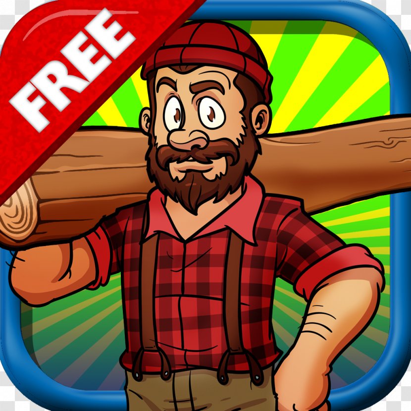 Lumberjack Drawing Cartoon Royalty-free - Illegal Logging - Fun Transparent PNG