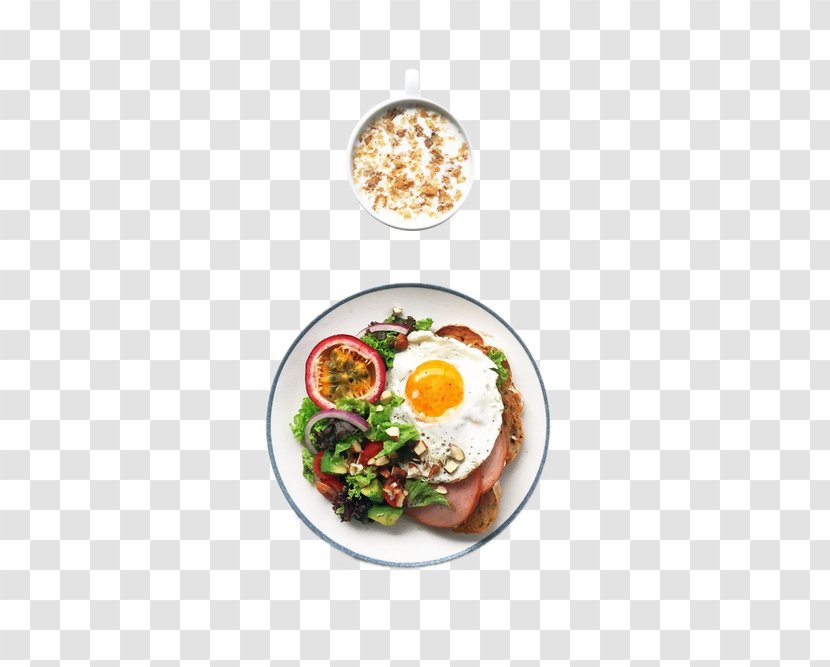 Fried Egg Oat Full Breakfast - Food - Oats Eggs Transparent PNG
