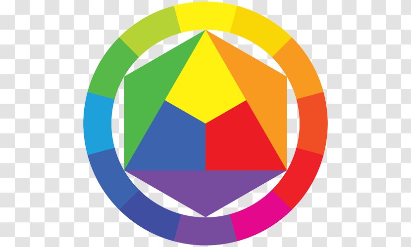 Bauhaus The Art Of Color Wheel Drawing - Red - Cmyk Transparent PNG