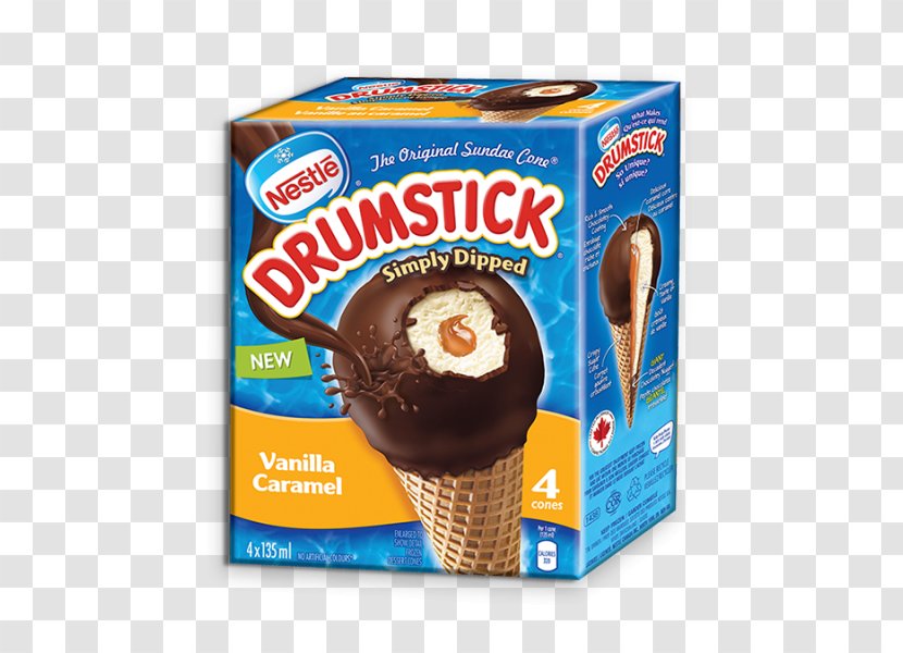 Ice Cream Cones Drumstick Fudge - Praline Transparent PNG