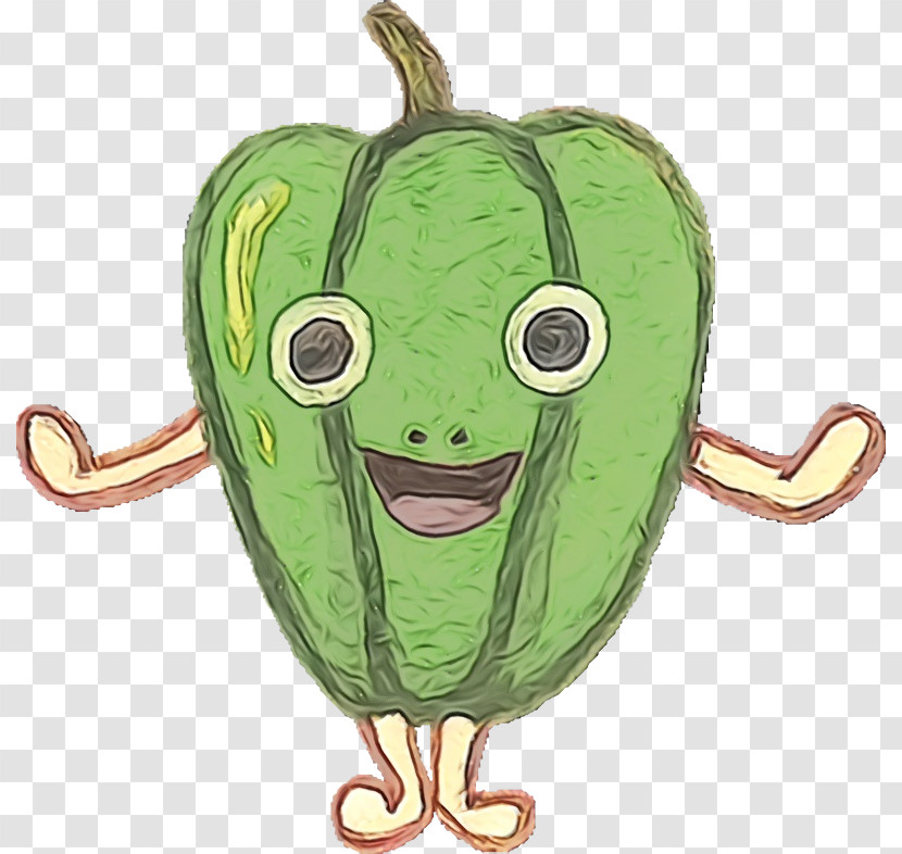 Insect Character Green Cartoon Fruit Transparent PNG