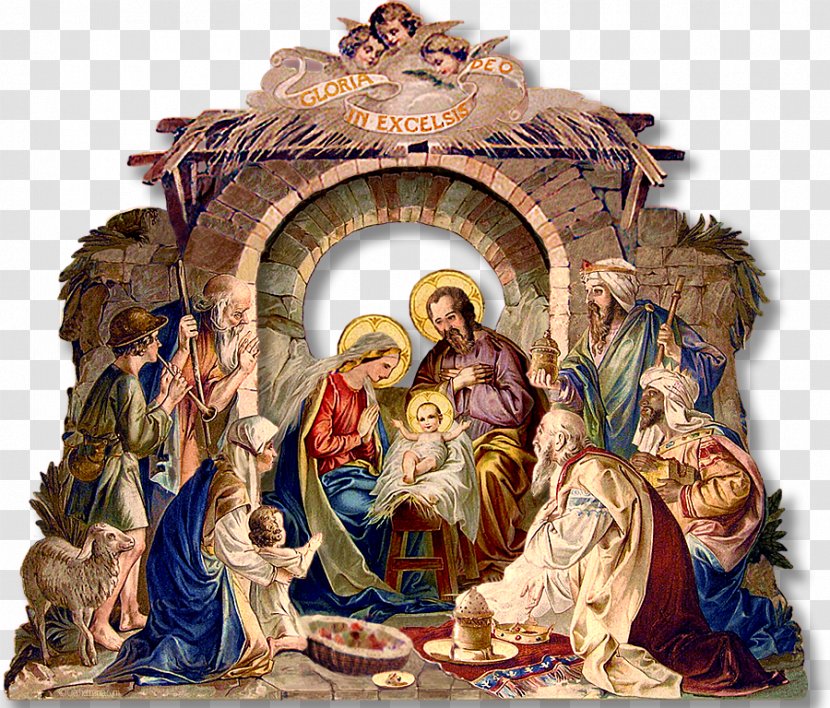 Bethlehem Nativity Of Jesus Scene Manger Christmas Day - Mary Transparent PNG