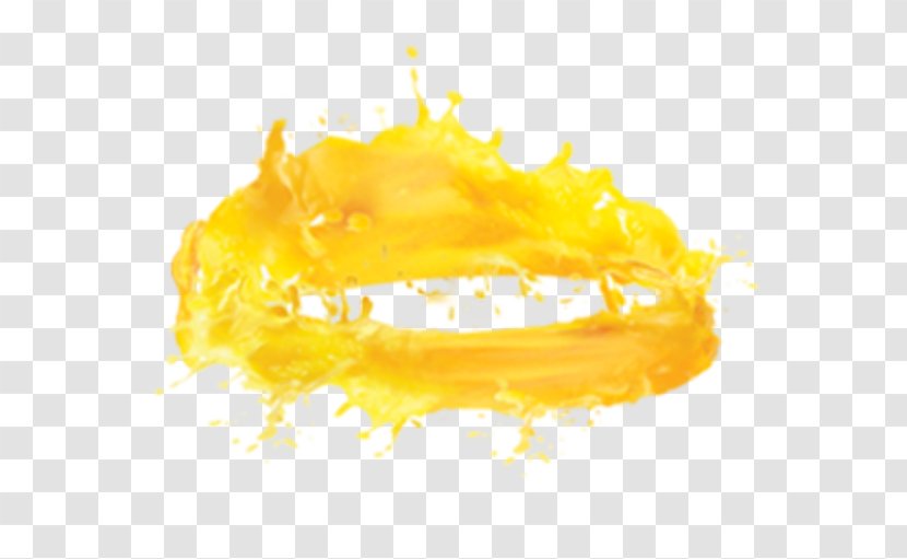Orange Juice Lemon - Freshly Squeezed Splash Effect Transparent PNG