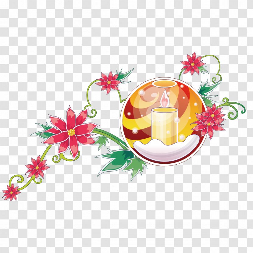 Adobe Illustrator CorelDRAW - Fruit - Candle And Flower Vine Transparent PNG