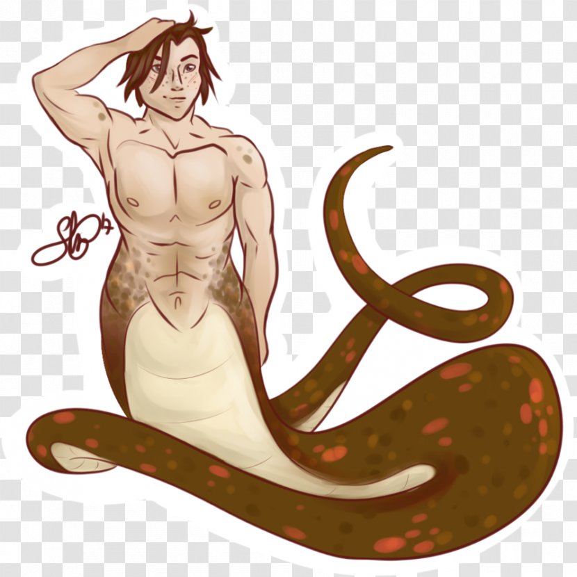 Mermaid Tail Cartoon Muscle - Mythical Creature Transparent PNG