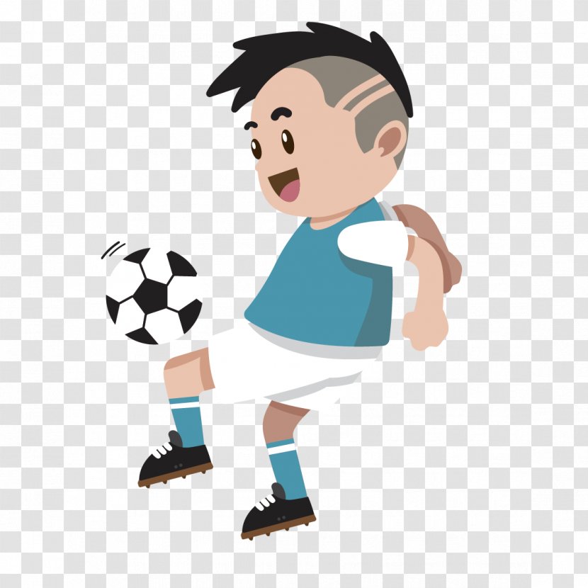 Football - Silhouette - Vector Boy Playing Soccer Transparent PNG