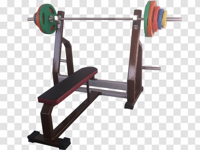 Bench Barbell Olympic Weightlifting Weight Training - Machine Transparent PNG