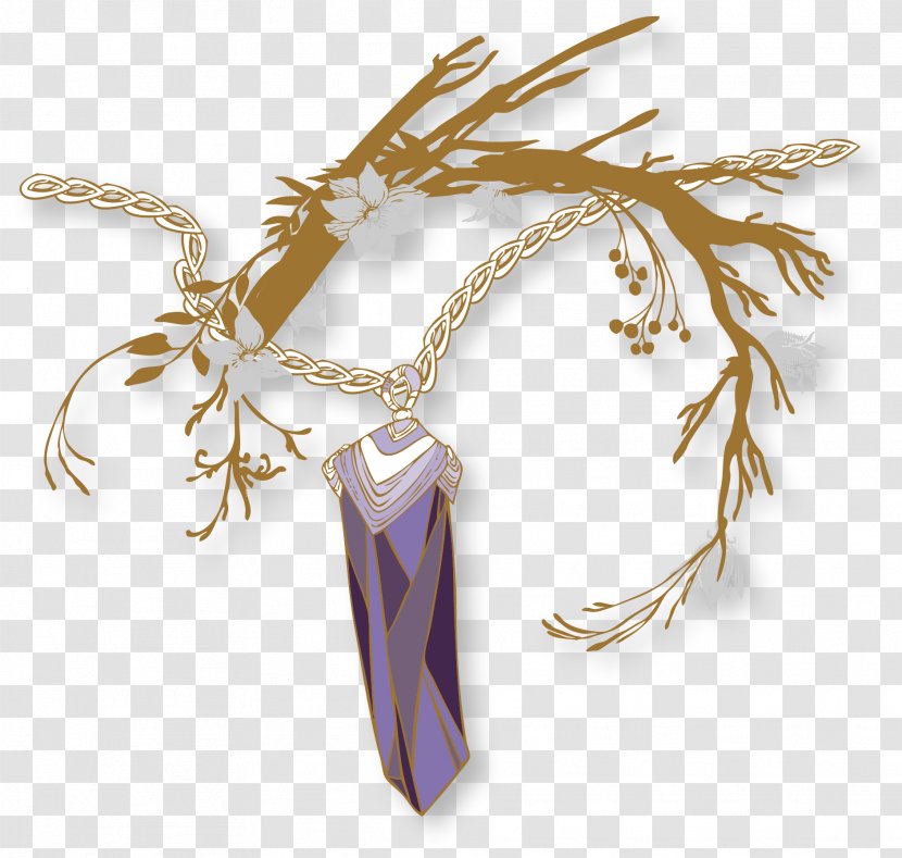 Amethyst Euclidean Vector Geometry - Jewellery - Necklace Transparent PNG