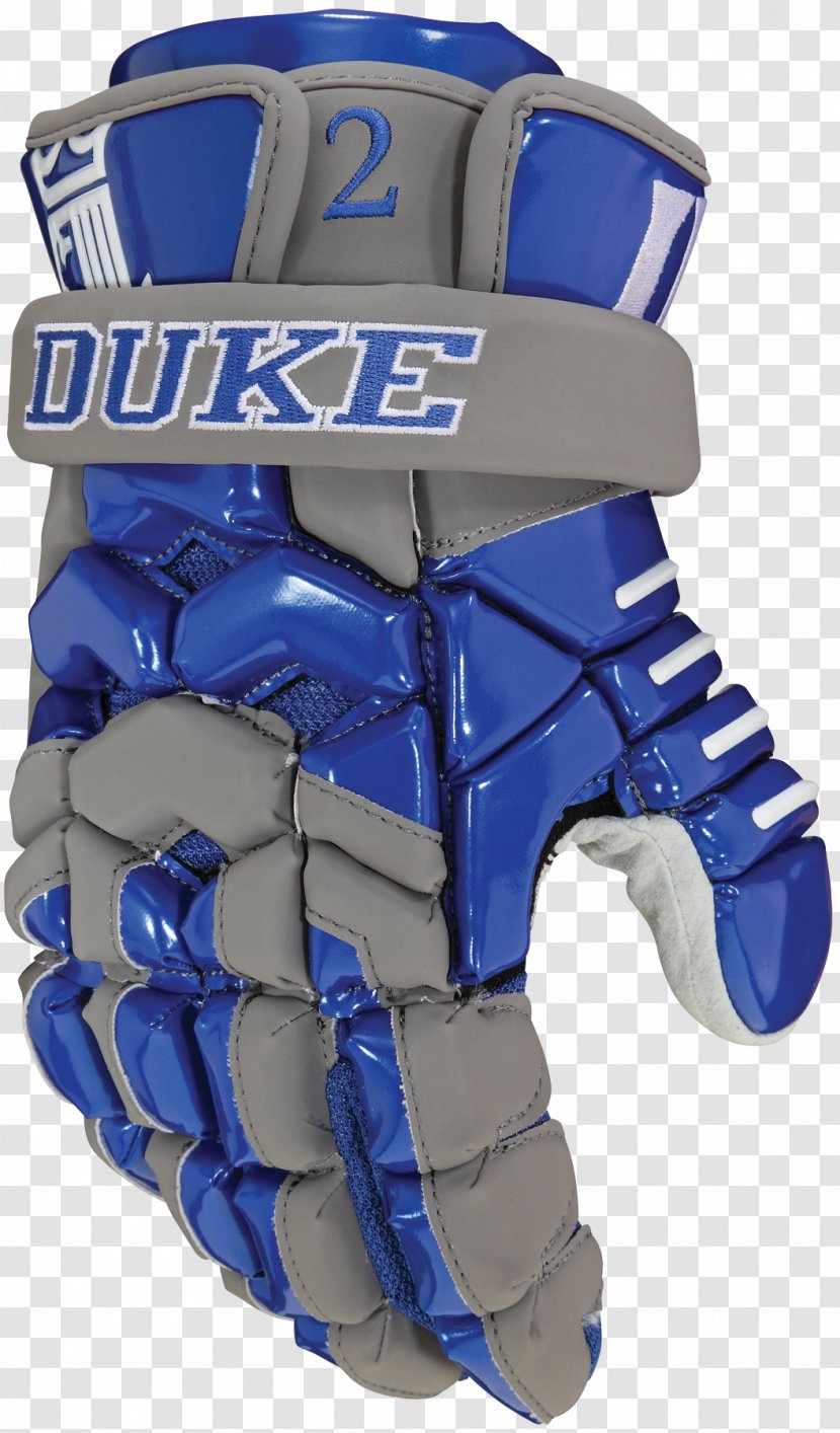 Duke Blue Devils Men's Lacrosse Glove Protective Gear In Sports Basketball Transparent PNG