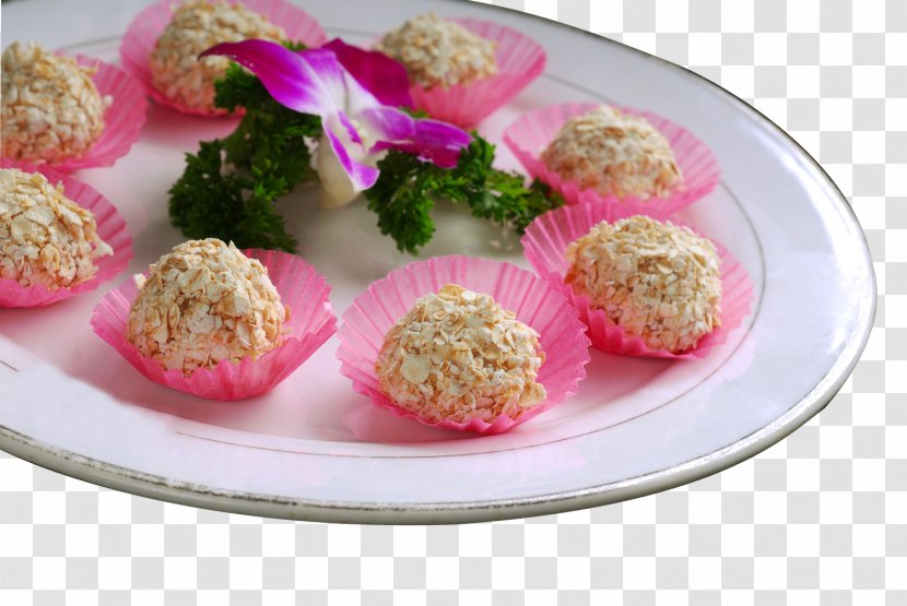 Vegetarian Cuisine Merienda Recipe - Food - Snack Wheat Balls Transparent PNG