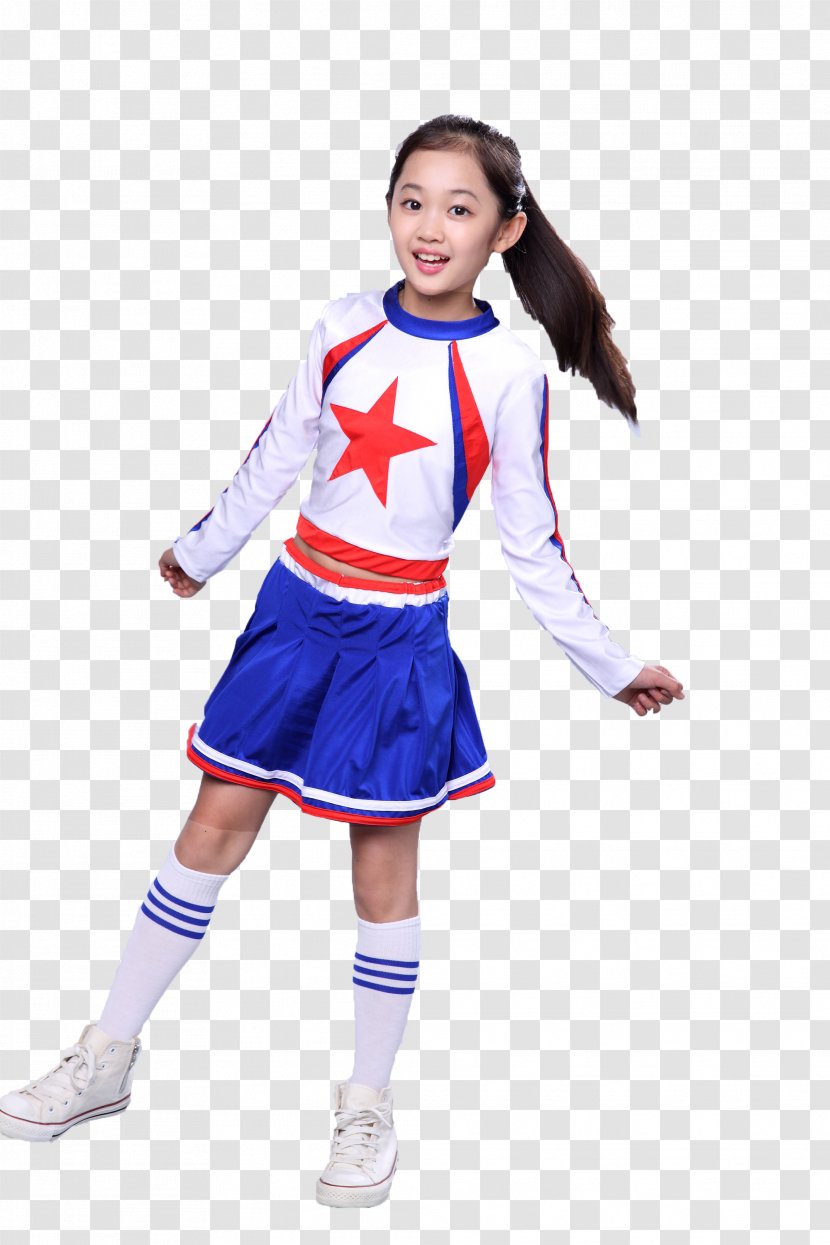 Cheerleading Uniforms Team Sport Child Outerwear Costume - Silhouette Transparent PNG