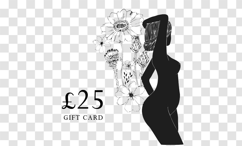 Gift Card Online Shopping Graphic Design - Monochrome - A Gentle Bargain To Send Gifts Transparent PNG