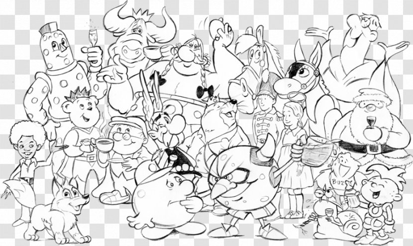 Sketch Author Animator Animation Halas And Batchelor - Line Art - Super Ted Transparent PNG