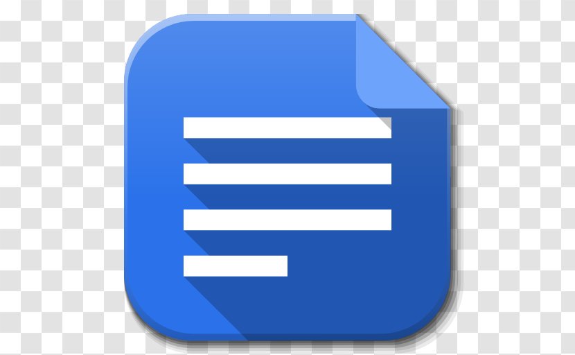 Blue Angle Area Text - Document - Apps Google Drive Docs Transparent PNG