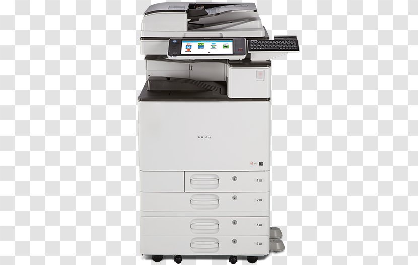 Multi-function Printer Ricoh Photocopier Student Transparent PNG