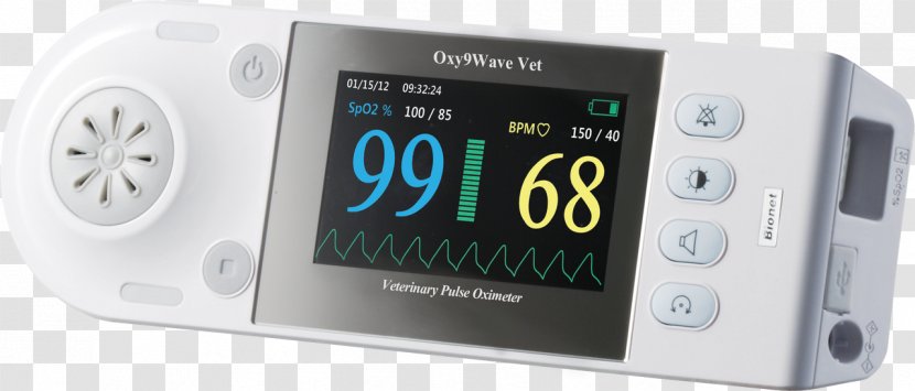 Pulse Oximeters Oximetry Monitoring Veterinarian - Heart Rate - Wave Transparent PNG