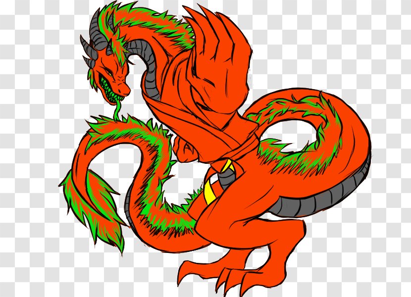Dragon Cartoon Organism Clip Art - Animal Figure Transparent PNG