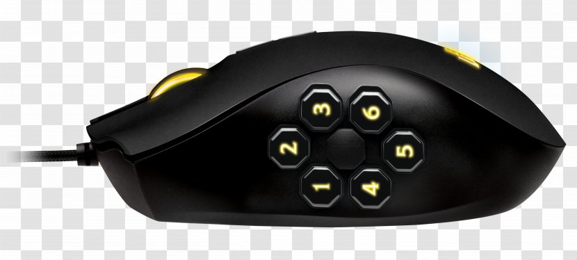 Computer Mouse League Of Legends Razer Naga Multiplayer Online Battle Arena Video Game - Component Transparent PNG