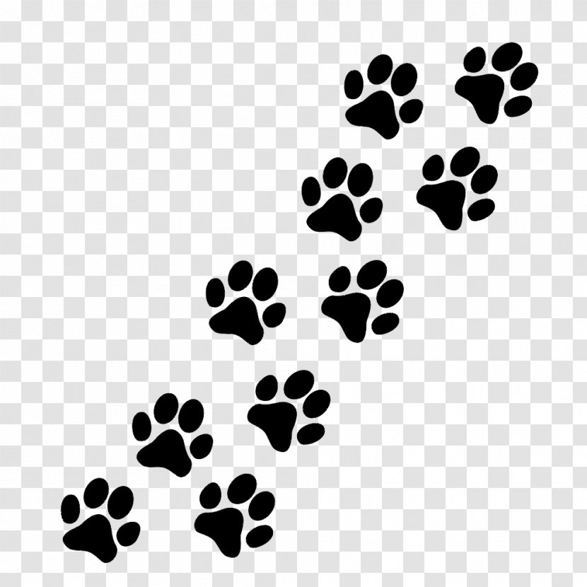 Paw Puppy Cat Pug Clip Art - Aretus - Foot Prints Transparent PNG