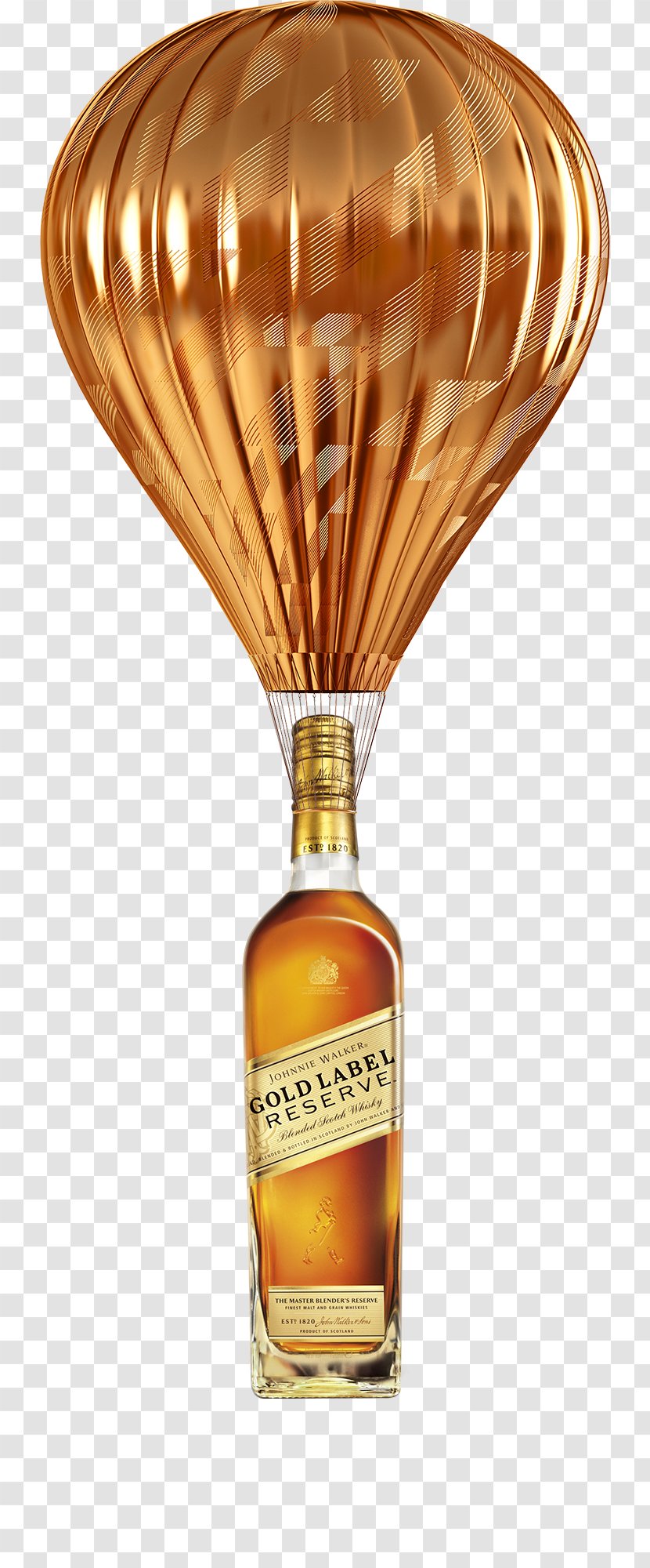 Blended Whiskey Johnnie Walker Label Scotch Whisky - Goldwalker Transparent PNG
