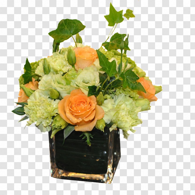 Garden Roses Floral Design Flower Bouquet - Arrangement Transparent PNG