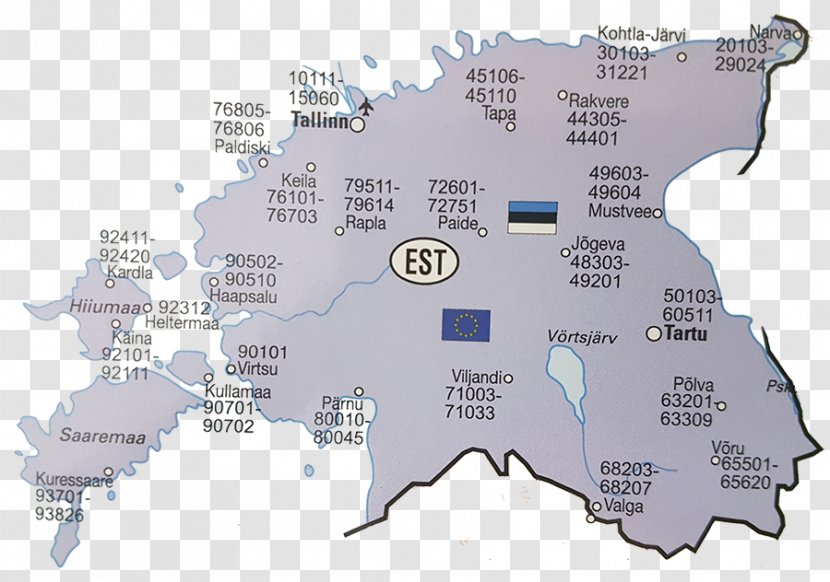 Topographic Map Estonia Computer File Information - Germany Transparent PNG