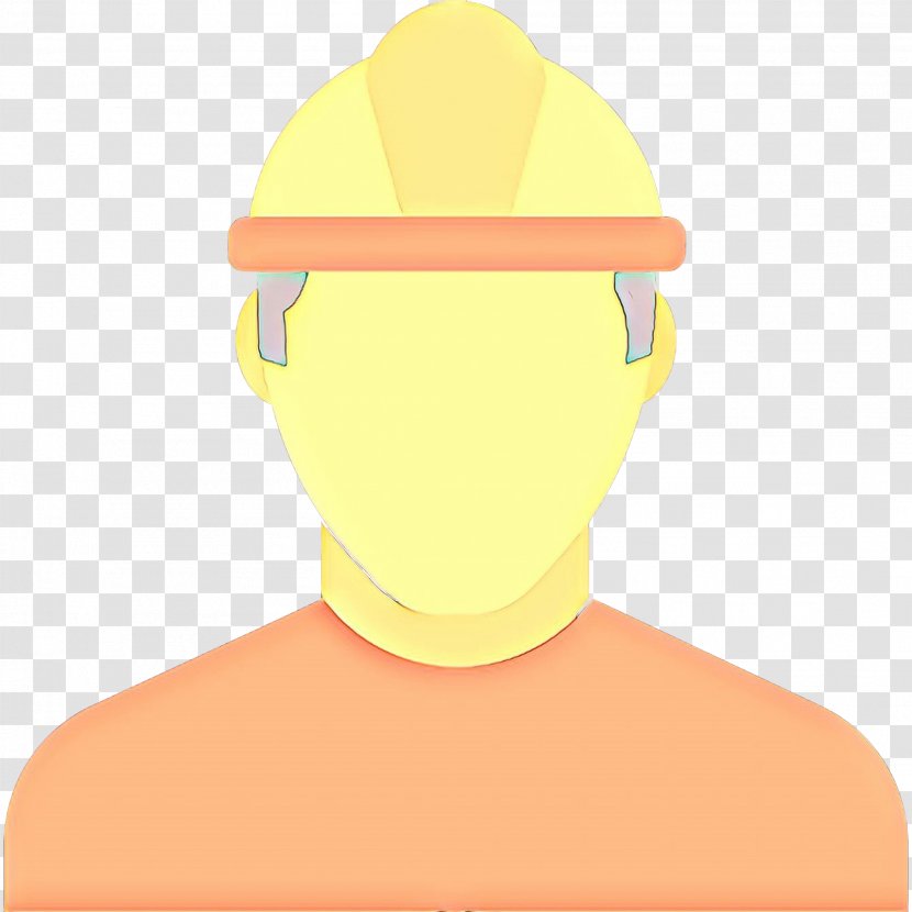 Hat Cartoon - Orange - Baseball Cap Peach Transparent PNG