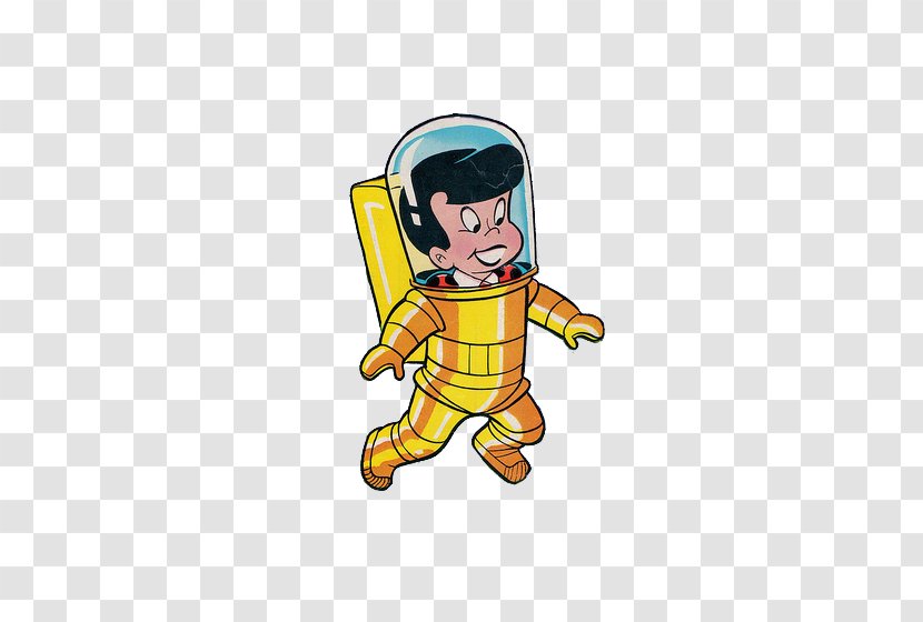 Cartoon Astronaut Illustration - Fictional Character - Boy Transparent PNG