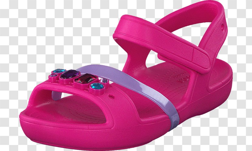 Shoe Crocs Sandal Boot Ballet Flat - Purple Transparent PNG