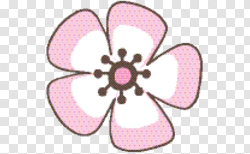 Pink Flower Cartoon - Petal - Sticker Plant Transparent PNG