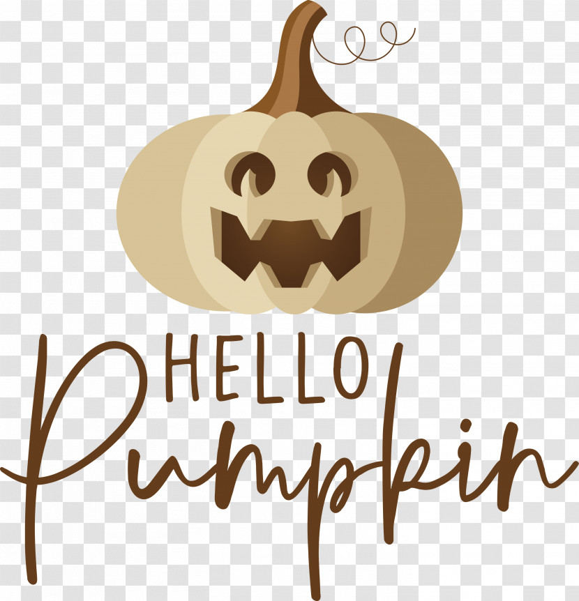 HELLO PUMPKIN Autumn Harvest Transparent PNG