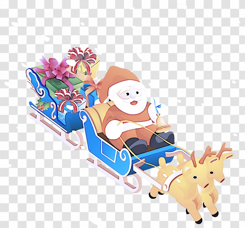 Cartoon Vehicle Sled Transparent PNG