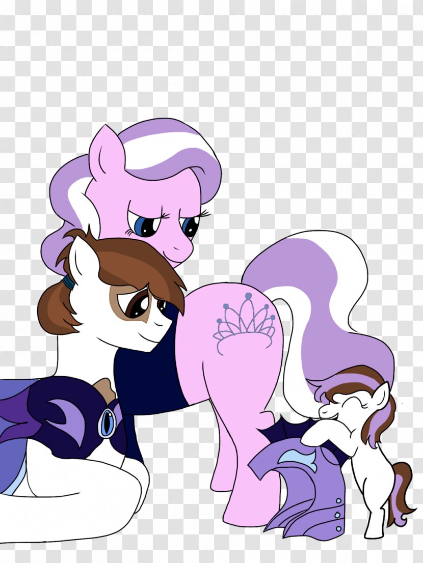 Pony Tiara Diamond Foal Purple - Cartoon Transparent PNG