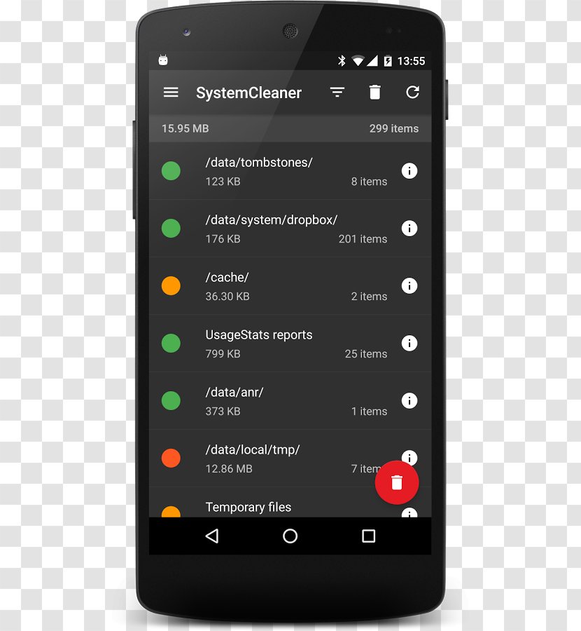 Screenshot Android Cleaning Smartphone - System - Tool Transparent PNG