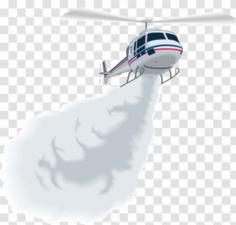 Helicopter Rotor Airplane Flight - Aviation Transparent PNG
