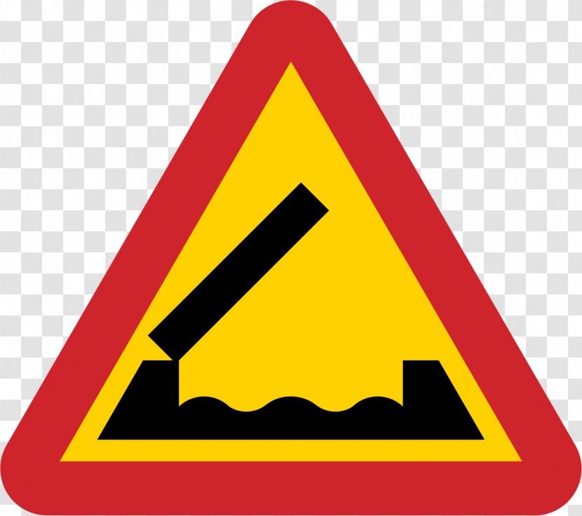 Traffic Sign Bridge Road Warning - Area Transparent PNG