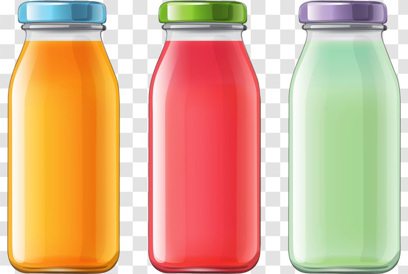 Glass Bottle Drink Bottled Water - Color Transparent PNG