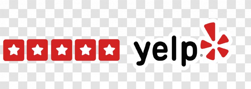 Yelp Review Business Logo Customer Service - Red - Santa Monica Transparent PNG