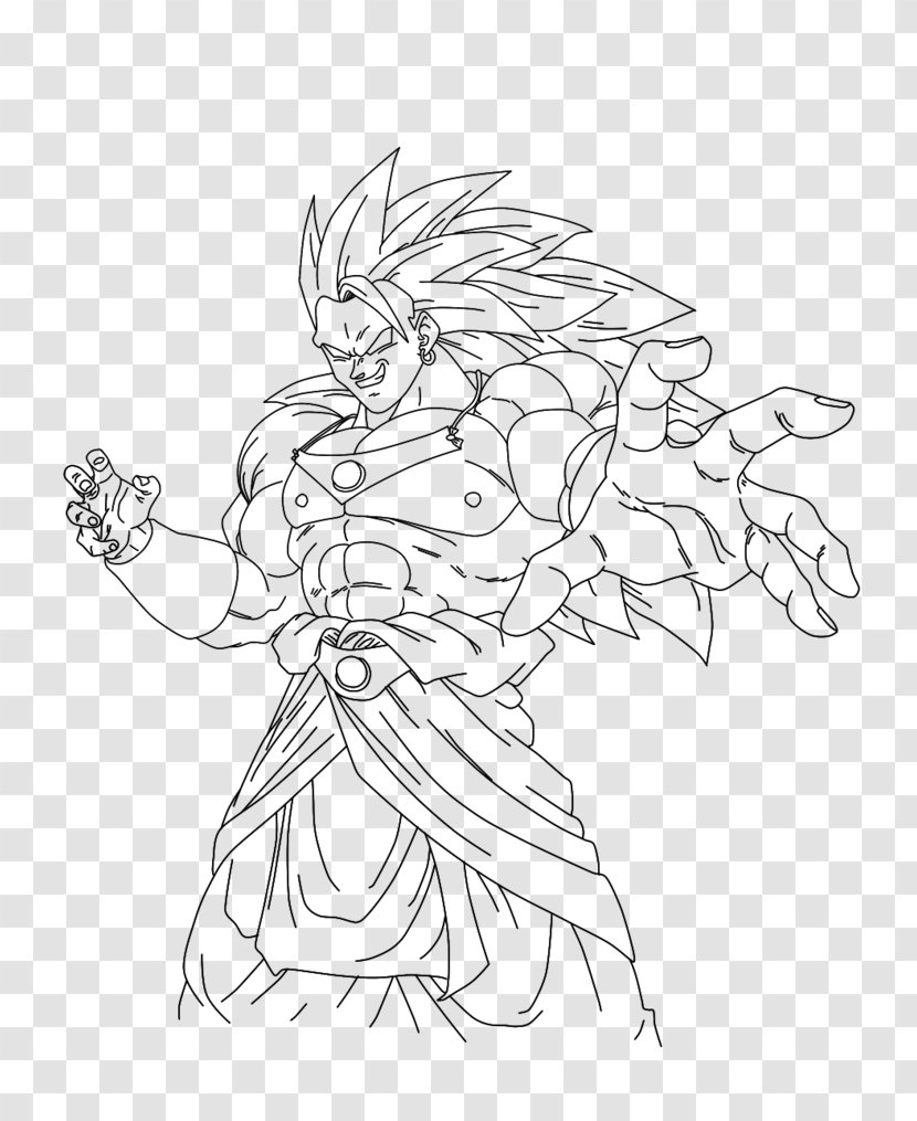 Line Art Gohan Bio Broly Goku Trunks Transparent PNG