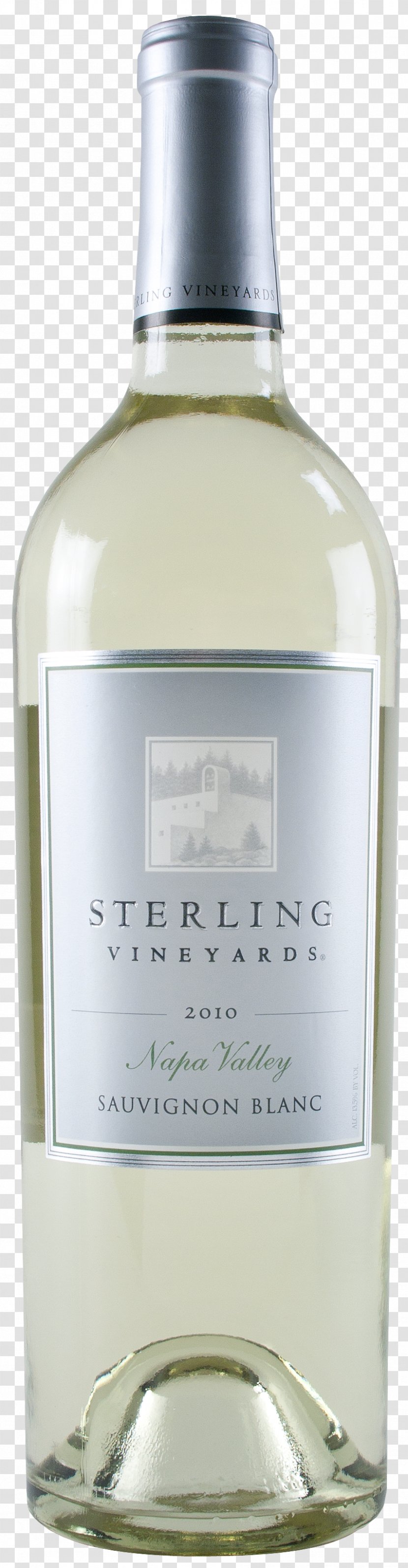 Liqueur Glass Bottle White Wine - Sterling Champagne Stopper Transparent PNG