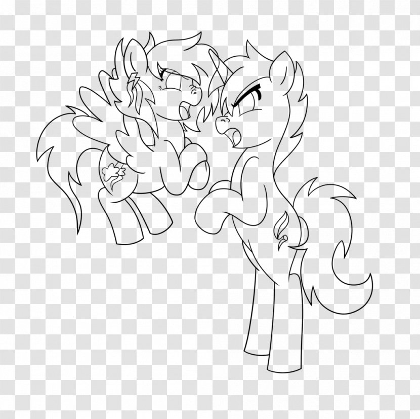 Pony Drawing /m/02csf Line Art Clip - Tree - Reina Del Cid Transparent PNG