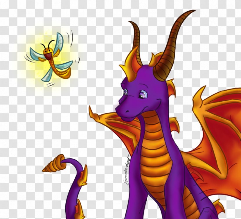 Dragon Cartoon Organism - Legend Of Spyro Transparent PNG