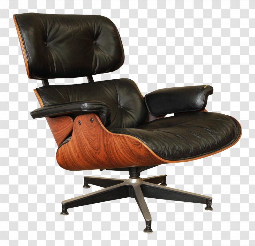 Eames Lounge Chair And Ottoman Charles Ray Herman Miller Transparent PNG