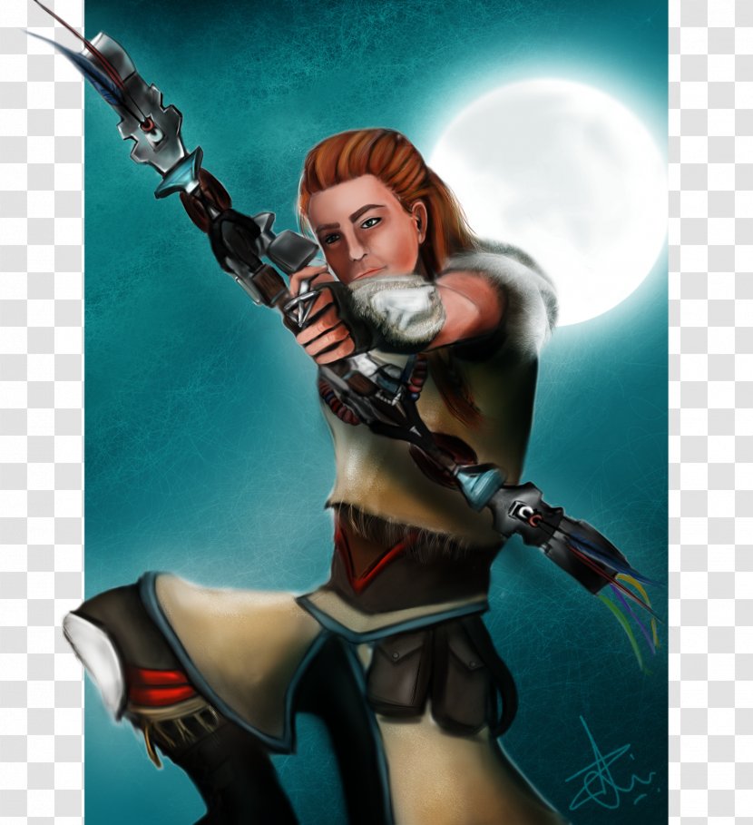 Horizon Zero Dawn Aloy DeviantArt Fan Art Character - Flower Transparent PNG