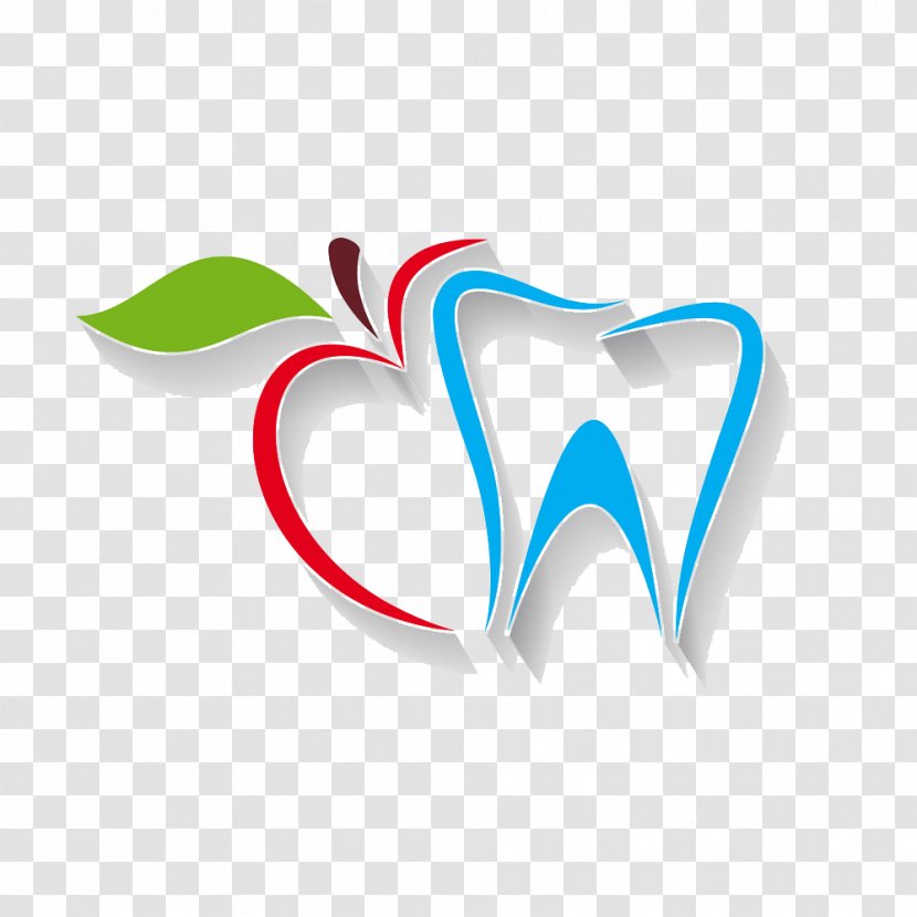 Dentistry Tooth Dental Implant - Frame - Teeth And Apple Sketch Transparent PNG